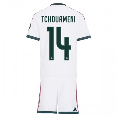 Dětský Fotbalový Dres Real Madrid Tchouameni 14 Domácí Dresy 2026-27 Dětský Fotbalový Dres Real Madrid Tchouameni 14 Domácí Dresy 2026-27