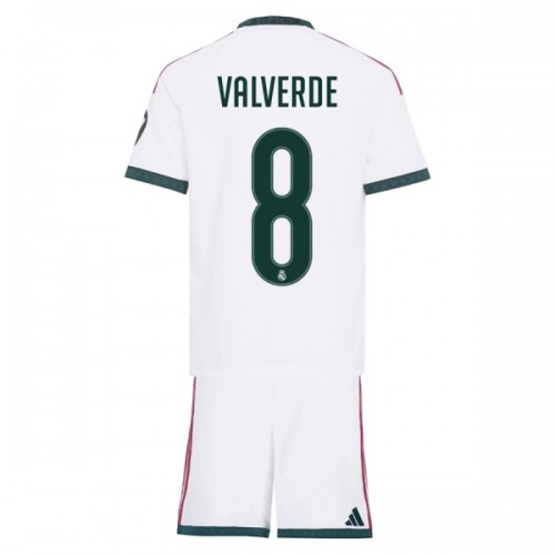Dětský Fotbalový Dres Real Madrid Valverde 8 Domácí Dresy 2026-27 Dětský Fotbalový Dres Real Madrid Valverde 8 Domácí Dresy 2026-27