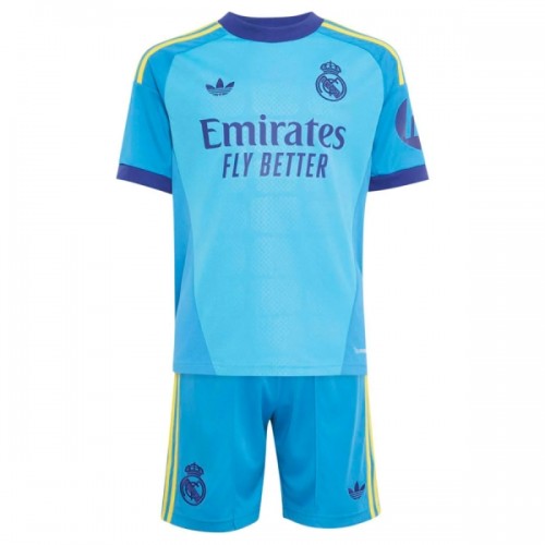 Dětský Fotbalový Dres Real Madrid Venkovní Dresy Brankářské 2026-27 Dětský Fotbalový Dres Real Madrid Venkovní Dresy Brankářské 2026-27
