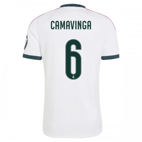 Fotbalový Dres Real Madrid Camavinga 6 Domácí Dresy 2026-27 Fotbalový Dres Real Madrid Camavinga 6 Domácí Dresy 2026-27