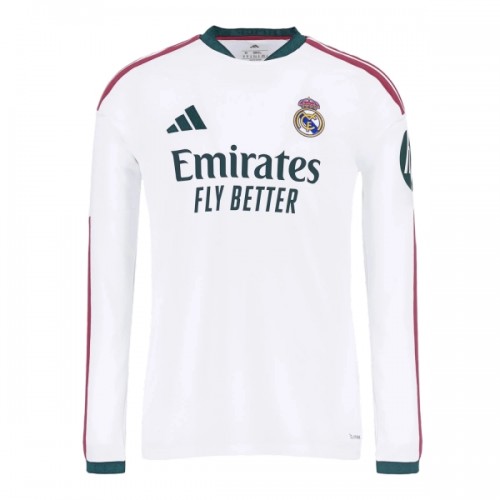 Fotbalový Dres Real Madrid Domácí Dresy 2026-27 Dlouhý Rukáv Fotbalový Dres Real Madrid Domácí Dresy 2026-27 Dlouhý Rukáv