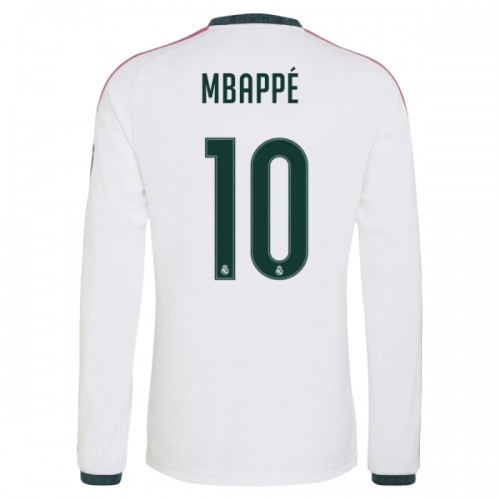 Fotbalový Dres Real Madrid Mbappé 10 Domácí Dresy 2026-27 Dlouhý Rukáv Fotbalový Dres Real Madrid Mbappé 10 Domácí Dresy 2026-27 Dlouhý Rukáv