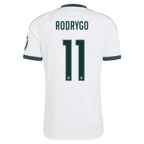 Fotbalový Dres Real Madrid Rodrygo 11 Domácí Dresy 2026-27 Fotbalový Dres Real Madrid Rodrygo 11 Domácí Dresy 2026-27