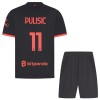 Dětský Fotbalový Dres AC Milán Pulisic 11 Alternativní Dresy 2026-27 Dětský Fotbalový Dres AC Milán Pulisic 11 Alternativní Dresy 2026-27