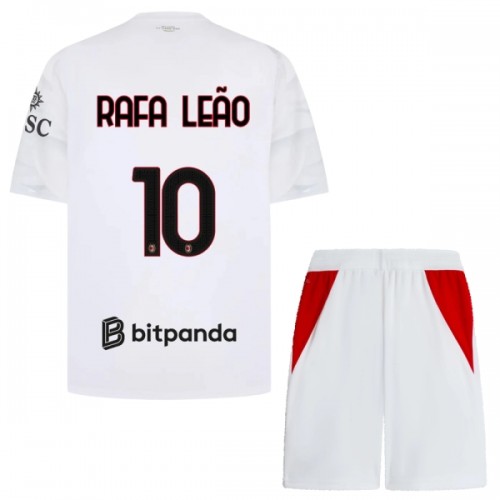 Dětský Fotbalový Dres AC Milán Rafael Leao 10 Venkovní Dresy 2026-27 Dětský Fotbalový Dres AC Milán Rafael Leao 10 Venkovní Dresy 2026-27