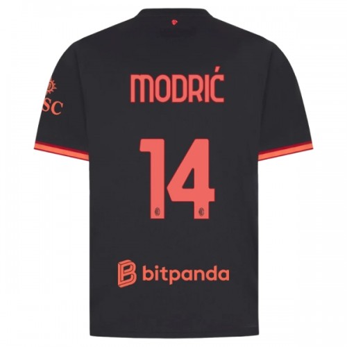 Fotbalový Dres AC Milán Modrić 14 Alternativní Dresy 2026-27 Fotbalový Dres AC Milán Modrić 14 Alternativní Dresy 2026-27