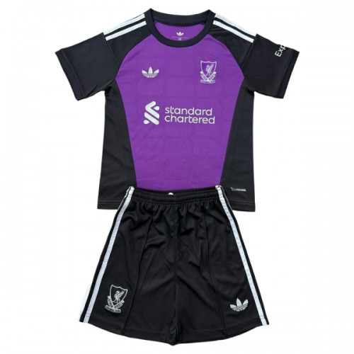Dětský Fotbalový Dres Liverpool Brankářské 2026-27 Fialová Dětský Fotbalový Dres Liverpool Brankářské 2026-27 Fialová