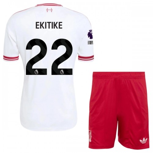 Dětský Fotbalový Dres Liverpool Ekitike 22 Venkovní Dresy 2026-27 Dětský Fotbalový Dres Liverpool Ekitike 22 Venkovní Dresy 2026-27