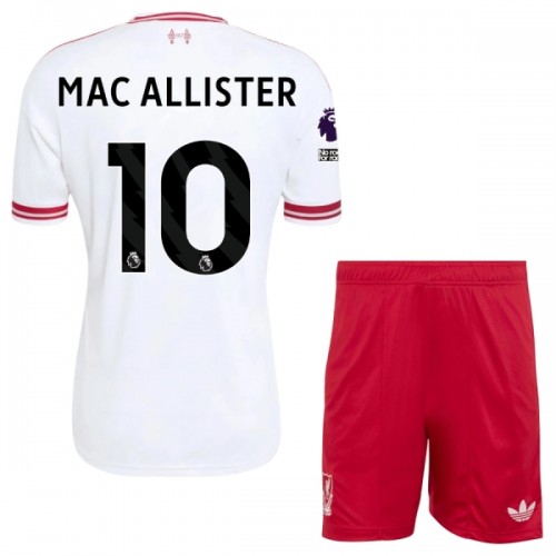 Dětský Fotbalový Dres Liverpool Mac Allister 10 Venkovní Dresy 2026-27 Dětský Fotbalový Dres Liverpool Mac Allister 10 Venkovní Dresy 2026-27