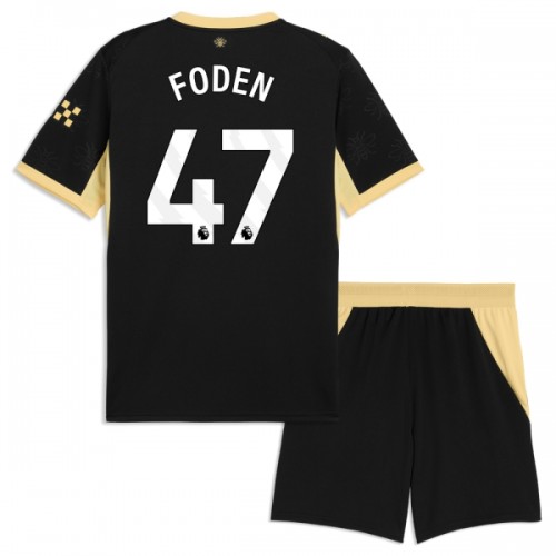 Dětský Fotbalový Dres Manchester City Foden 47 Venkovní Dresy 2026-27 Dětský Fotbalový Dres Manchester City Foden 47 Venkovní Dresy 2026-27