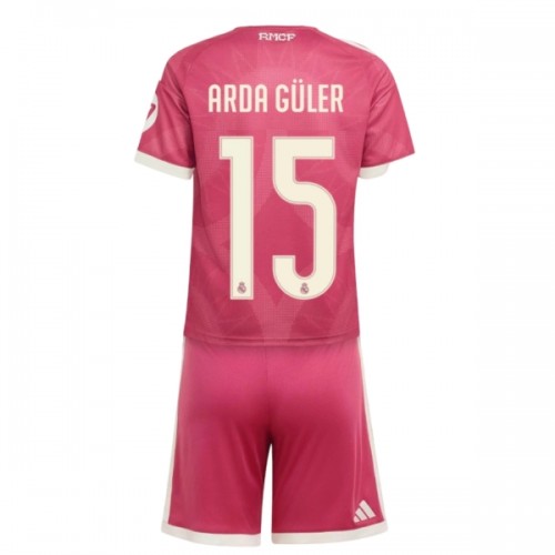 Dětský Fotbalový Dres Real Madrid Arda Guler 15 Alternativní Dresy 2026-27 Dětský Fotbalový Dres Real Madrid Arda Guler 15 Alternativní Dresy 2026-27