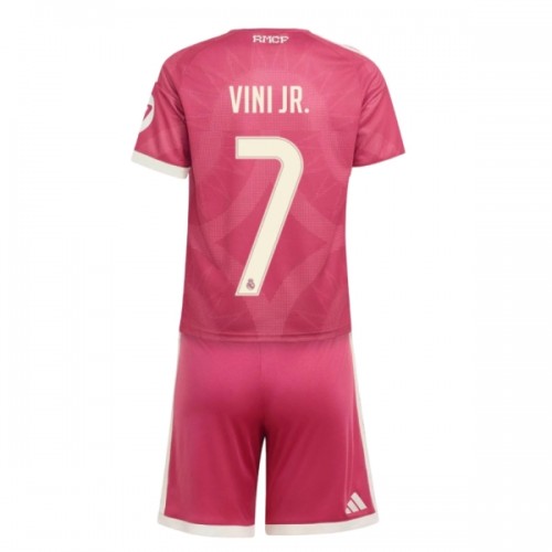 Dětský Fotbalový Dres Real Madrid Vini JR. 7 Alternativní Dresy 2026-27 Dětský Fotbalový Dres Real Madrid Vini JR. 7 Alternativní Dresy 2026-27