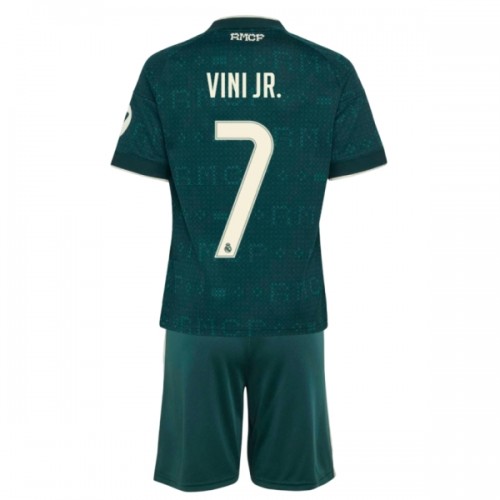Dětský Fotbalový Dres Real Madrid Vini JR. 7 Venkovní Dresy 2026-27 Dětský Fotbalový Dres Real Madrid Vini JR. 7 Venkovní Dresy 2026-27