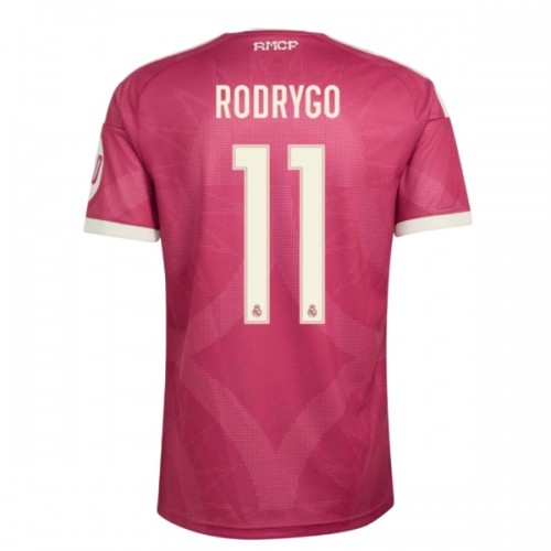 Fotbalový Dres Real Madrid Rodrygo 11 Alternativní Dresy 2026-27 Fotbalový Dres Real Madrid Rodrygo 11 Alternativní Dresy 2026-27