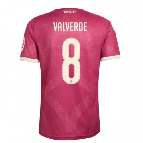 Fotbalový Dres Real Madrid Valverde 8 Alternativní Dresy 2026-27 Fotbalový Dres Real Madrid Valverde 8 Alternativní Dresy 2026-27