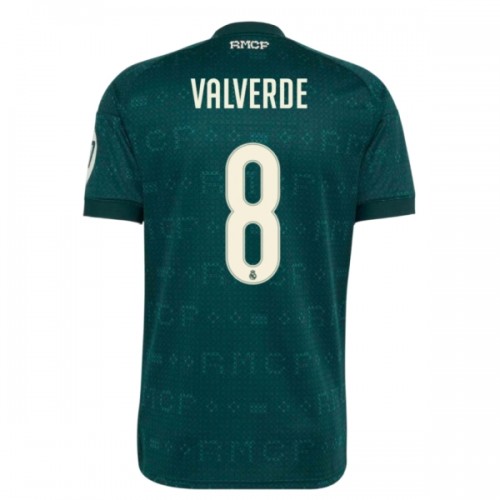Fotbalový Dres Real Madrid Valverde 8 Venkovní Dresy 2026-27 Fotbalový Dres Real Madrid Valverde 8 Venkovní Dresy 2026-27