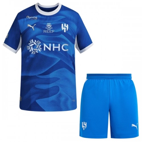 Dětský Fotbalový Dres Al Hilal SFC Domácí Dresy 2026-27 Dětský Fotbalový Dres Al Hilal SFC Domácí Dresy 2026-27