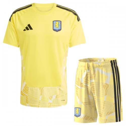 Dětský Fotbalový Dres Aston Villa Domácí Dresy Brankářské 2026-27 Dětský Fotbalový Dres Aston Villa Domácí Dresy Brankářské 2026-27