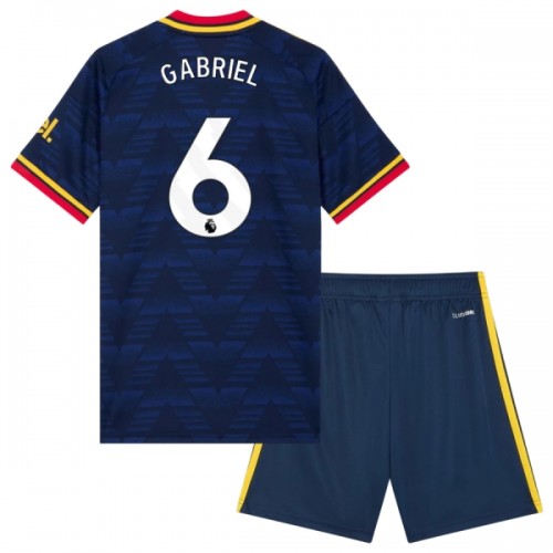 Dětský Fotbalový Dres Arsenal Gabriel 6 Venkovní Dresy 2026-27 Dětský Fotbalový Dres Arsenal Gabriel 6 Venkovní Dresy 2026-27