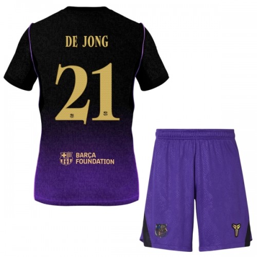 Dětský Fotbalový Dres FC Barcelona F. De Jong 21 Venkovní Dresy 2026-27 Dětský Fotbalový Dres FC Barcelona F. De Jong 21 Venkovní Dresy 2026-27