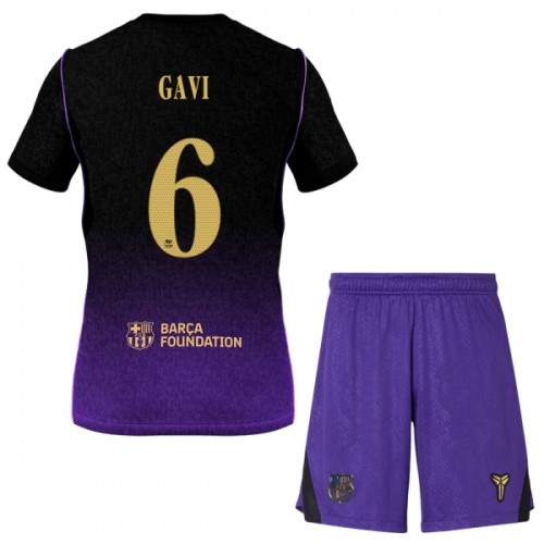 Dětský Fotbalový Dres FC Barcelona Gavi 6 Venkovní Dresy 2026-27 Dětský Fotbalový Dres FC Barcelona Gavi 6 Venkovní Dresy 2026-27