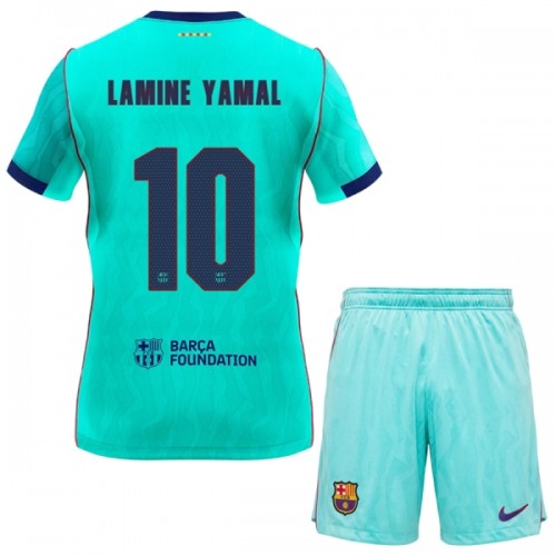 Dětský Fotbalový Dres FC Barcelona Lamine Yamal 10 Alternativní Dresy 2026-27 Dětský Fotbalový Dres FC Barcelona Lamine Yamal 10 Alternativní Dresy 2026-27