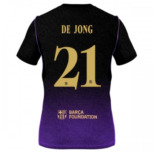 Fotbalový Dres FC Barcelona F. De Jong 21 Venkovní Dresy 2026-27 Fotbalový Dres FC Barcelona F. De Jong 21 Venkovní Dresy 2026-27