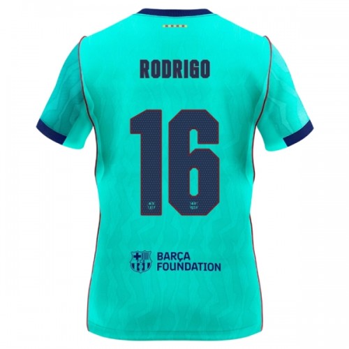 Fotbalový Dres FC Barcelona Rodrigo 16 Alternativní Dresy 2026-27 Fotbalový Dres FC Barcelona Rodrigo 16 Alternativní Dresy 2026-27