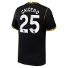 Dětský Fotbalový Dres Chelsea Caicedo 25 Venkovní Dresy 2026-27
