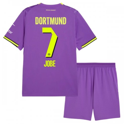 Dětský Fotbalový Dres Borussia Dortmund Jobe 7 Alternativní Dresy 2026-27 Dětský Fotbalový Dres Borussia Dortmund Jobe 7 Alternativní Dresy 2026-27