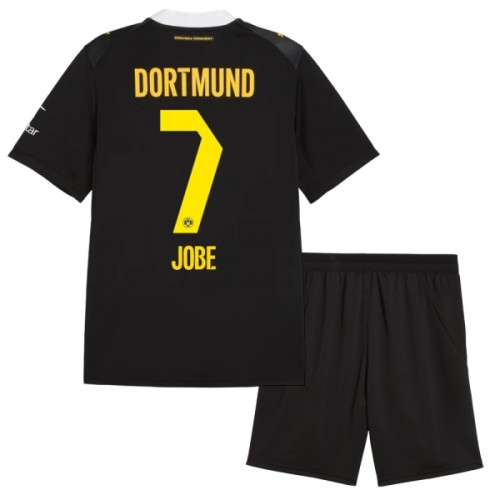 Dětský Fotbalový Dres Borussia Dortmund Jobe 7 Venkovní Dresy 2026-27 Dětský Fotbalový Dres Borussia Dortmund Jobe 7 Venkovní Dresy 2026-27