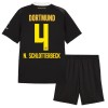 Dětský Fotbalový Dres Borussia Dortmund N. Schlotterbeck 4 Venkovní Dresy 2026-27