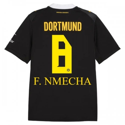 Fotbalový Dres Borussia Dortmund F. Nmecha 8 Venkovní Dresy 2026-27 Fotbalový Dres Borussia Dortmund F. Nmecha 8 Venkovní Dresy 2026-27