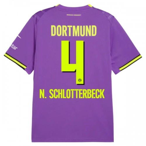 Fotbalový Dres Borussia Dortmund N. Schlotterbeck 4 Alternativní Dresy 2026-27 Fotbalový Dres Borussia Dortmund N. Schlotterbeck 4 Alternativní Dresy 2026-27