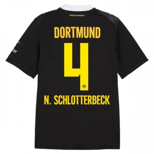 Fotbalový Dres Borussia Dortmund N. Schlotterbeck 4 Venkovní Dresy 2026-27 Fotbalový Dres Borussia Dortmund N. Schlotterbeck 4 Venkovní Dresy 2026-27