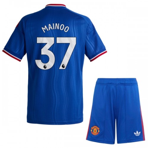 Dětský Fotbalový Dres Manchester United Mainoo 37 Venkovní Dresy 2026-27 Dětský Fotbalový Dres Manchester United Mainoo 37 Venkovní Dresy 2026-27