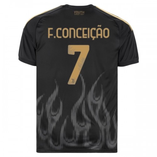 Fotbalový Dres Juventus F. Conceicao 7 Alternativní Dresy 2026-27 Fotbalový Dres Juventus F. Conceicao 7 Alternativní Dresy 2026-27