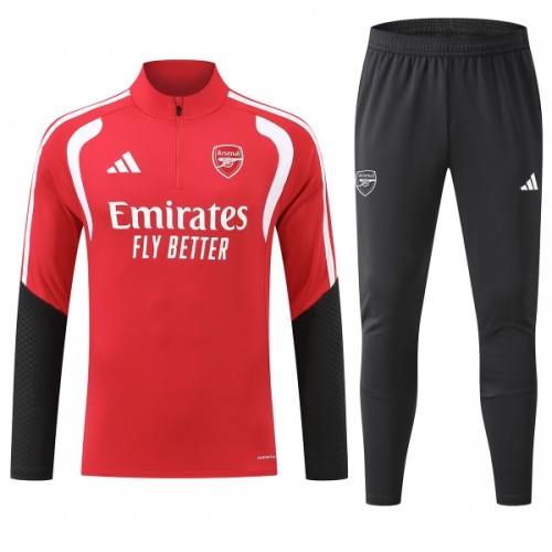 Arsenal Tréninkový Mikina Čtvrt Zip 2026-27 Červená Arsenal Tréninkový Mikina Čtvrt Zip 2026-27 Červená