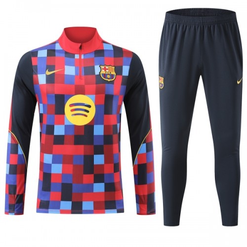 Barcelona Tréninkový Mikina Čtvrt Zip 2026-27 Červená Barcelona Tréninkový Mikina Čtvrt Zip 2026-27 Červená