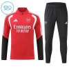 Dětský Arsenal Tréninkový Mikina Čtvrt Zip 2026-27 Červená Dětský Arsenal Tréninkový Mikina Čtvrt Zip 2026-27 Červená