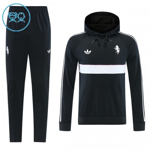 Dětský Juventus Hoodie Tréninkový Mikina 2026-27 Černá Dětský Juventus Hoodie Tréninkový Mikina 2026-27 Černá