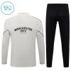 Dětský Manchester City Tréninkový Mikina Čtvrt Zip 2026-27 Šedá