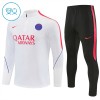 Dětský Paris Saint-Germain Tréninkový Mikina Čtvrt Zip 2026-27 Bílá Dětský Paris Saint-Germain Tréninkový Mikina Čtvrt Zip 2026-27 Bílá