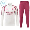 Dětský Real Madrid Tréninkový Mikina Čtvrt Zip 2026-27 Bílá