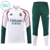 Dětský Real Madrid Tréninkový Mikina Čtvrt Zip 2026-27 Bílá Dětský Real Madrid Tréninkový Mikina Čtvrt Zip 2026-27 Bílá