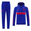 Manchester United Hoodie Tréninkový Mikina 2026-27 Modrá Manchester United Hoodie Tréninkový Mikina 2026-27 Modrá