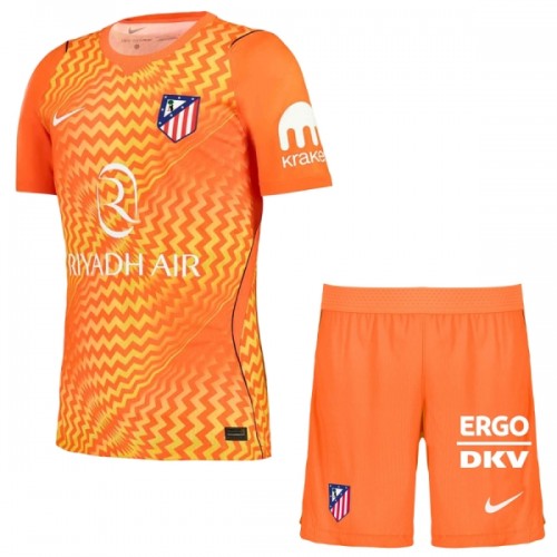 Dětský Fotbalový Dres Atlético Madrid Brankářské 2026-27 Oranžový Dětský Fotbalový Dres Atlético Madrid Brankářské 2026-27 Oranžový
