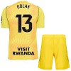 Dětský Fotbalový Dres Atlético Madrid Oblak 13 Brankářské 2026-27 Žlutá Dětský Fotbalový Dres Atlético Madrid Oblak 13 Brankářské 2026-27 Žlutá