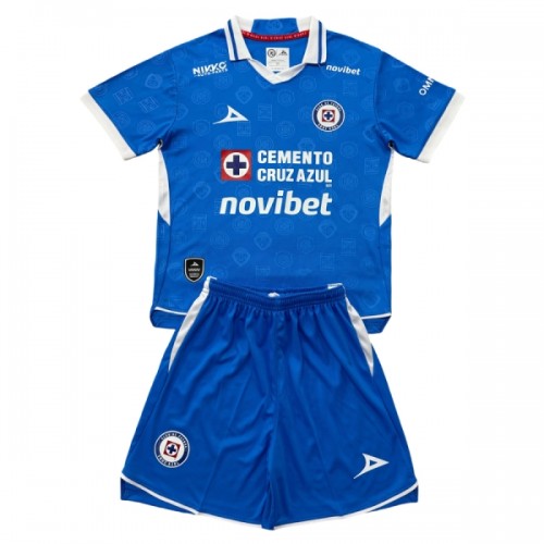 Dětský Fotbalový Dres Cruz Azul Domácí Dresy 2026-27 Dětský Fotbalový Dres Cruz Azul Domácí Dresy 2026-27