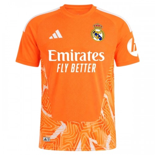 Fotbalový Dres Real Madrid Brankářské 2026-27 Oranžový Fotbalový Dres Real Madrid Brankářské 2026-27 Oranžový